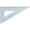 ARDA Squadra 60 Gradi In Plastica Trasparente Misura 35 Cm - Confezione Da 20