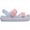 Crocs Crocband Cruiser - Sandali unisex per bambini, colore blu ghiaccio/guava, taglia 38