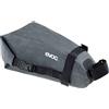 EVOC SEAT PACK WP 2, borsa da sella semplice (accessorio leggero per bicicletta, borsa impermeabile per bicicletta, dimensioni: 10 x 26 x 11 cm, peso: 180 g, volume: 2 l), Grigio carbonio