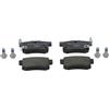 FERODO Kit pastiglie freni Posteriore con segnalatore acustico usura con accessori FDB956 Compatibilità con SUZUKI SWIFT III MZ, EZ, HONDA CIVIC VI Hatchback EJ, EK