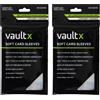 Vault X Soft Penny Sleeves (400 Pack) for Standard Trading Cards TCG, Clear