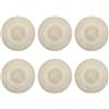Zeller 'Cut Out' Set Of 6 Pvc Place Mat, Round, Gold ca. Ø 41 cm Gold
