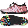 SAGUARO Scarpe da Scogli Bambino Scarpe Mare Bambina Scarpette da Scogli Bambini Scarpette Mare Ragazze Ragazzi Scarpe Acqua Antiscivolo Scarpe Immersione Scarpe Nuoto Rosa, Gr.30 EU