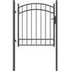 vidaXL Cancello per recinzione EMMEN 125 x 100 cm