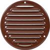 ABOUT VENT Ø 125mm Griglia di Ventilazione in Acciaio Marrone con Zanzariera - Griglie di Aerazione in Metallo