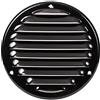 ABOUT VENT Ø 125mm Griglia di Ventilazione in Acciaio Nero con Zanzariera - Griglie di Aerazione in Metallo