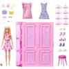 Barbie Dream Closet Toy Playset with Blonde Fashion Doll, Clothes & Accessories,