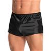 Satini Boxer Uomo in Raso Senza Patta, Nero, L