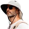 TOP-EX XL/XXL, cappello da sole unisex da uomo, a tesa larga, con protezione per il collo, porta occhiali da sole, cappello estivo, impermeabile e pieghevole