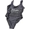 Ginger Ray Costume da Bagno Team Bride in Nero per Addio al Nubilato e Luna di Miele - S-L