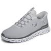 Skechers Glide-Step NOXUS Sneaker da Uomo, Grigio Chiaro, 40