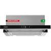 Corbero Corberó ANETO960X Cappa Telescopica Inox&Nero, 90 cm, Portata 600 m3/h, Potenza 165 W, 3 velocità, Filtro alluminio 3 strati, Filtro Carbon, Efficienza Energetica A