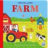 Bobbie Brooks Push, Pull, Slide! Farm (Libro di cartone) Push Pull Slide