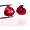7x7 MM - Qualità Premium Mozambico Rubino Loose Cuore Gemma Taglio Combinato
