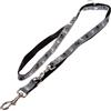 Trixie Guinzaglio Trixie Silver Reflect zampine - L 2 m x H 2 cm - regolabile