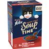 Felix Soup Time Tender Strips 6 x 48 g - Varietà di Terra: Manzo, Pollo, Agnello