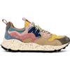 Flower Mountain Yamano 3 Donna Sneakers Outdoor in Pelle e Tessuto Tecnico Dark Brown Rose Zucca