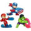 Hasbro Marvel Avengers, Confezione Multipla Mighty-Verse Collection Serie 1, Giocattoli di Supereroi (6 cm)