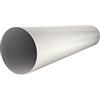 VONLIS® - Tubo di ventilazione, 0,5 m, in PVC, bianco, Ø 100 mm, Ø 125 mm, Ø 150 mm, diametro 125 mm