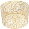 UPKOCH Paralume in Ferro Traforato per Lampadine E27 E14, Oro | Copertura Sottile e Compatta, Atmosfera Decorativa, per Studio e Soggiorno, Installazione Semplice