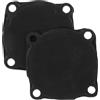 HOUDERCO Pressostato per Compressore in Gomma Nera, 2 Pezzi, Forma Tartaruga