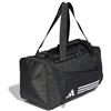 adidas Unisex - Adulto Essentials 3-Stripes Duffel Bag, BLACK/WHITE, XS