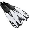 SEAC Ala, Pinne da Snorkeling a Scarpetta Chiusa per Adulti e Bambini, dal 28 al 50, Bianco, 34/35