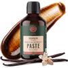PREMA VANILLA MADAGASCAR Prema Vanilla Premium Pasta di vaniglia del Madagascar con semi, 125ml | Ottenuta da Baccelli di Grado A, Alternativa senza Alcol all'estratto, Pasta Morbida per Prodotti da Forno, Dessert, Gelati