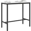 vidaXL Tafel Wit 100 x 50 x 91 cm Engineered hout en staal