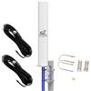ANTENNA ESTERNA 5G 4G LTE MIMO OMNIDIREZIONALE 10-3000 MHZ GUADAGNO 10DBI