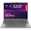 Lenovo IdeaPad Slim 5i Notebook 16" Intel Core Ultra 5 135H, 16GB RAM DDR5, 512GB SSD, IPS, Tastiera retroilluminata e chassis in alluminio, Laptop per Lavoro, Studio - Caricatore non incluso