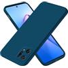 EASSGU Custodia per OPPO Find X5 (6.55 Inches), Cover Morbida in Silicone TPU - Blu zaffiro