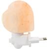 UPKOCH Lampada Elegante a Forma di Cuore di Sale Himalayano in Pietra Gialla Luce LED Decorativa e Creativa per Camere da Letto