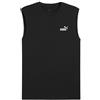PUMA T-Shirt Senza Maniche Essentials con Logo N. 1 da Uomo M, Black