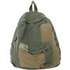 MININAI, zaino vintage in ,tela per donna e uomo, stile grunge, hippie, boho con patchwork, zaino per università, borsa da viaggio casual, Verde, Zaini Daypack