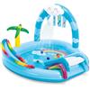 Intex 57175NP - Piscina Gonfiabile Play Center Arcobaleno, Vinile, Multicolore, 185x178x119 cm