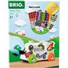 BRIO Word Treno con Adesivi, età Raccomandata 3+ Anni, 33979