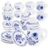 UPKOCH Servizio Da Tè in Miniatura 15 Pezzi Set Da Tè in Porcellana Mini Tazza Da Tè Decorativa Teiera Per Casa Delle Bambole