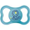 MAM Supreme Ciuccio, in Silicone con Custodia Porta Succhietto, 6+ mesi, Blu
