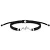 SAILBRACE Bracciale Silver Mount Braided