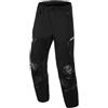 Alpinestars Andes Pro Drystar XF Pantaloni tessili impermeabili per motociclette, nero/grigio scuro, XL