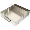Cabilock Stampo per Torrone e Torta in Acciaio Inox Argentato | Superficie Antiaderente, Facile da Pulire, Liscia e Bave, per Negozio Alimentare e Pasticceria