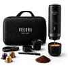 Generico VeloraTravelRitual Macchina Caffè Portatile - Espresso Ovunque, Compatibile Capsule e Macinato, Ricarica USB, Ideale per Auto, Viaggi, Camper e Outdoor