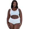 Ulla Popken Donna Reggiseno Contenitivo Blu 105C