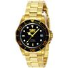 Invicta Pro Diver Orologio da Uomo in acciaio inossidabile con movimento Automatico - 40mm, Oro/Nero