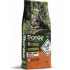 Monge BWild Grain Free Formula All Breeds Puppy & Junior Anatra con Patate 12 kg Crocchette per Cani Cuccioli