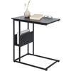 Relaxdays Tavolino, ripiano e Scomparto, HxLxP 60 x 55 x 36 cm, per Divano e Letto, Metallo e MDF