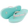 Cressi dal 1946-Flip Flops St Tropez-Eleganti Ciabatte Infradito Donna, Spiaggia Mare Piscina Palestra Tempo Libero, Rapida Asciugatura, Ammortizzanti Soft Antiscivolo-Acquamarina/Rosa-41/42 EU