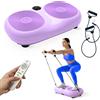 Mobiclinic®, Pedana Vibrante, 99 Livelli di velocità, 9 Programmi di Allenamento, Fasce Elastiche e Telecomando, 200W, Tonificazione, Potenziamento Muscolare, Ideale per la Casa, Fino a 150 kg, Karol