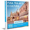 Smartbox - Cofanetto Regalo per Uomo o Donna - Fuga tra Arte e Cultura - Idee Regalo Originale - 1 Notte con Colazione e 1 proposta culturale per 2 Persone